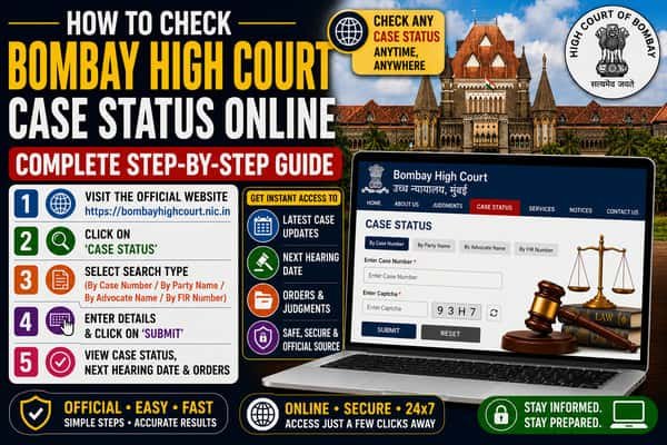 How to Check Bombay High Court Case Status Online Complete Step-by-Step Guide