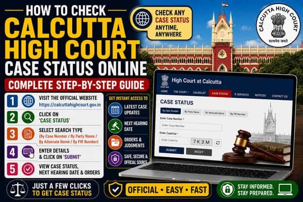 How to Check Calcutta High Court Case Status Online Complete Step-by-Step Guide