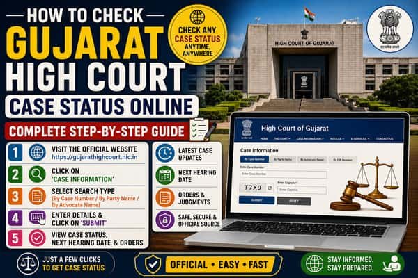How to Check Gujarat High Court Case Status Online Complete Step-by-Step Guide