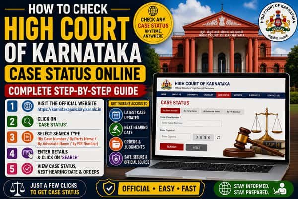 How to Check High Court of Karnataka Case Status Online Complete Step-by-Step Guide