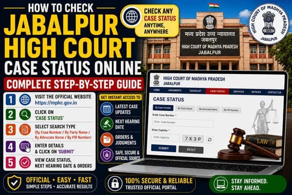 How to Check Jabalpur High Court Case Status Online Complete Step-by-Step Guide