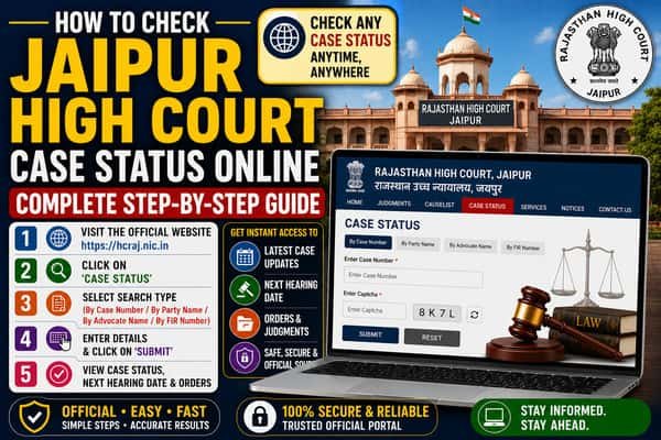 How to Check Jaipur High Court Case Status Online Complete Step-by-Step Guide