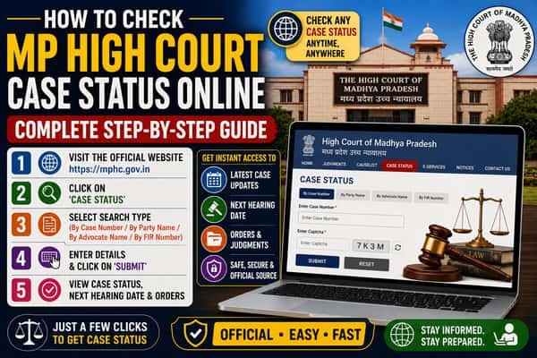 How to Check MP High Court Case Status Online Complete Step-by-Step Guide
