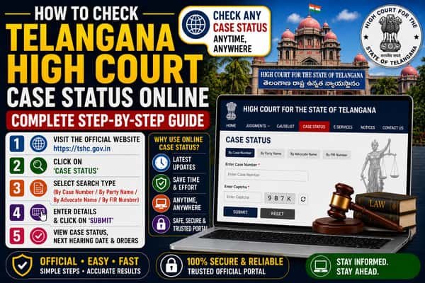 How to Check Telangana High Court Case Status Online: Complete Step-by-Step Guide