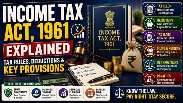 Income Tax Act 1961 Tax Rules, Deductions & Key Provisions
