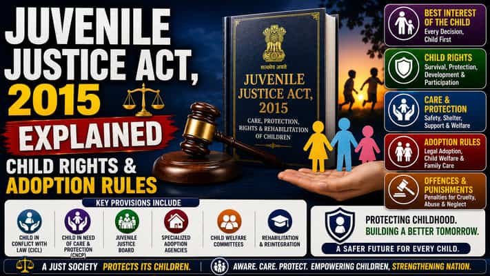 Juvenile Justice Act, 2015 Child Rights & Adoption Rules