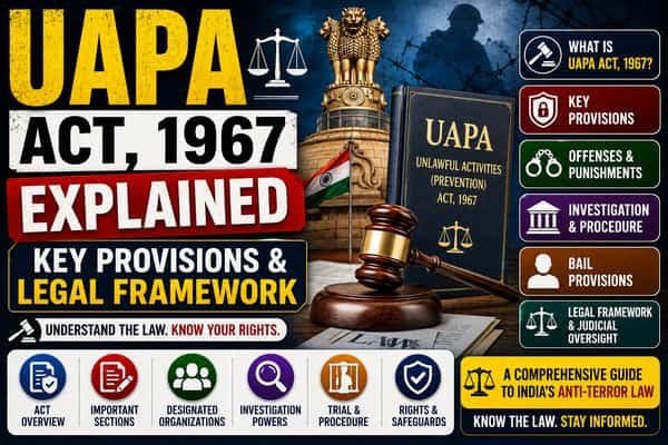 UAPA Act, 1967 Explained Key Provisions & Legal Framework