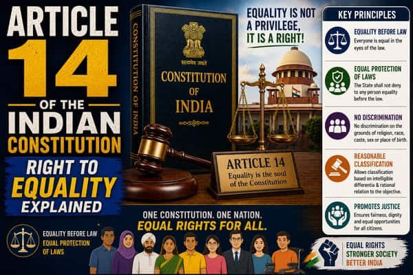 Article 14 of Indian Constitution: Right to Equality Explained