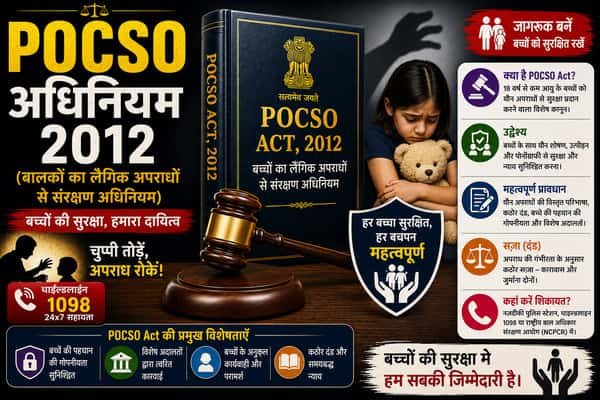 POCSO Act in Hindi पॉक्सो कानून, सजा और शिकायत प्रक्रिया