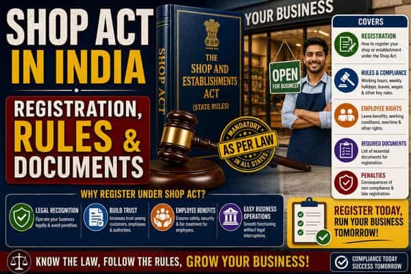 Shop Act in India: Registration, Rules and Documents